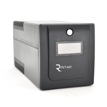ИБП Ritar  RTP1500 (900W) Proxima-D, LCD, AVR, 3st, 4xSCHUKO socket, 2x12V9Ah, plastik Case ( 460 x 225 X 245 ) 11,9 кг Q2