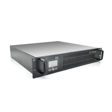 ДБЖ з правильною синусоїдою ONLINE Ritar RT-2KS-LCD, RACK 2000VA (1800Вт), 72 В, Вбудована батарея 12V 7,5 Ah х 6 шт (482*450*87)), Q1