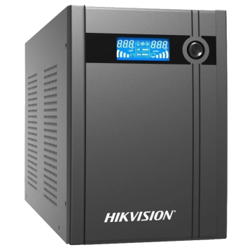 ИБП Hikvision DS-UPS3000, 3000ВА/1800 Вт LED, 4xUniversal socket, 4x12V/9Ah, 18.5 кг, 412×145×210 мм